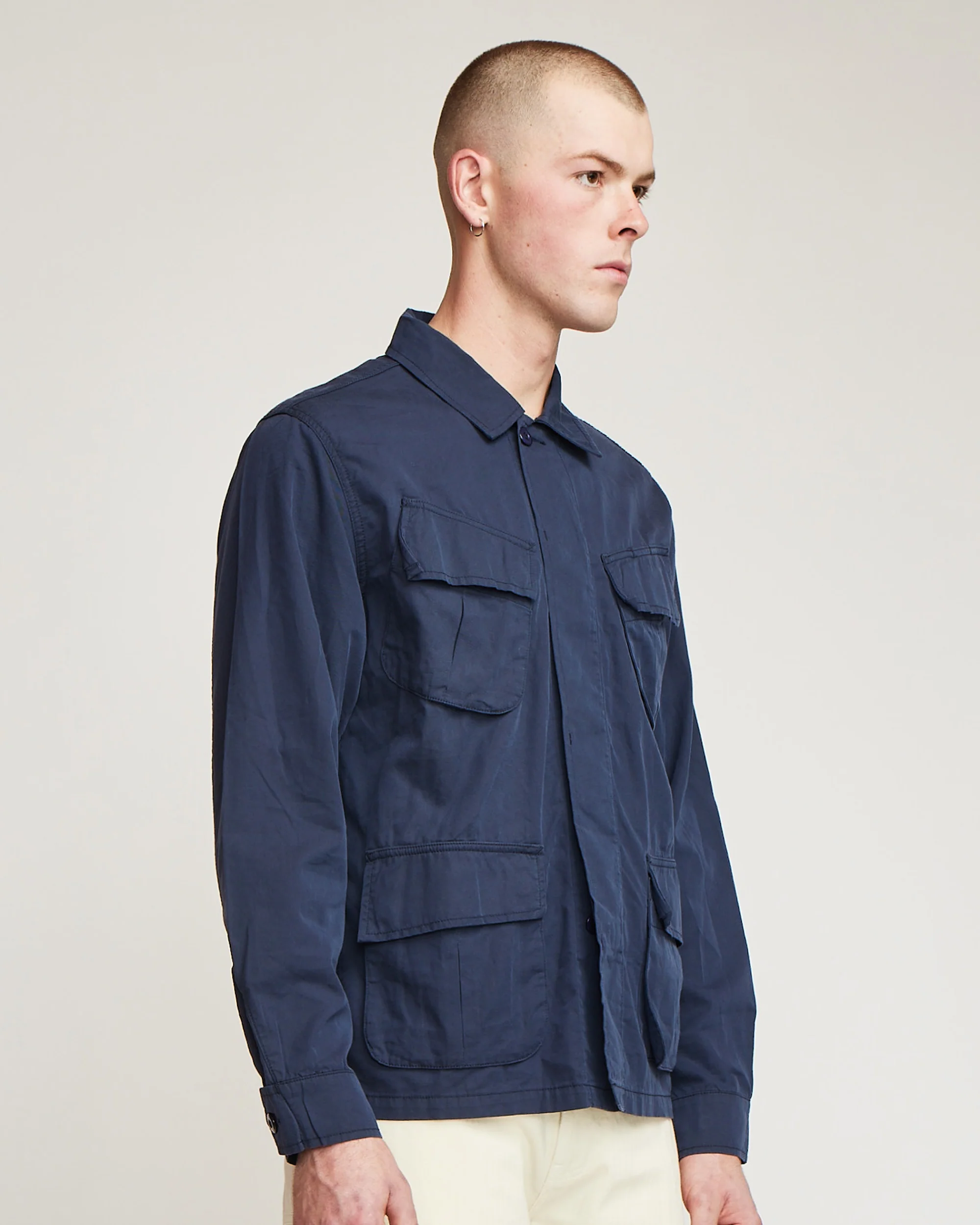 Utility Jacket - Navy Blue - Image 9