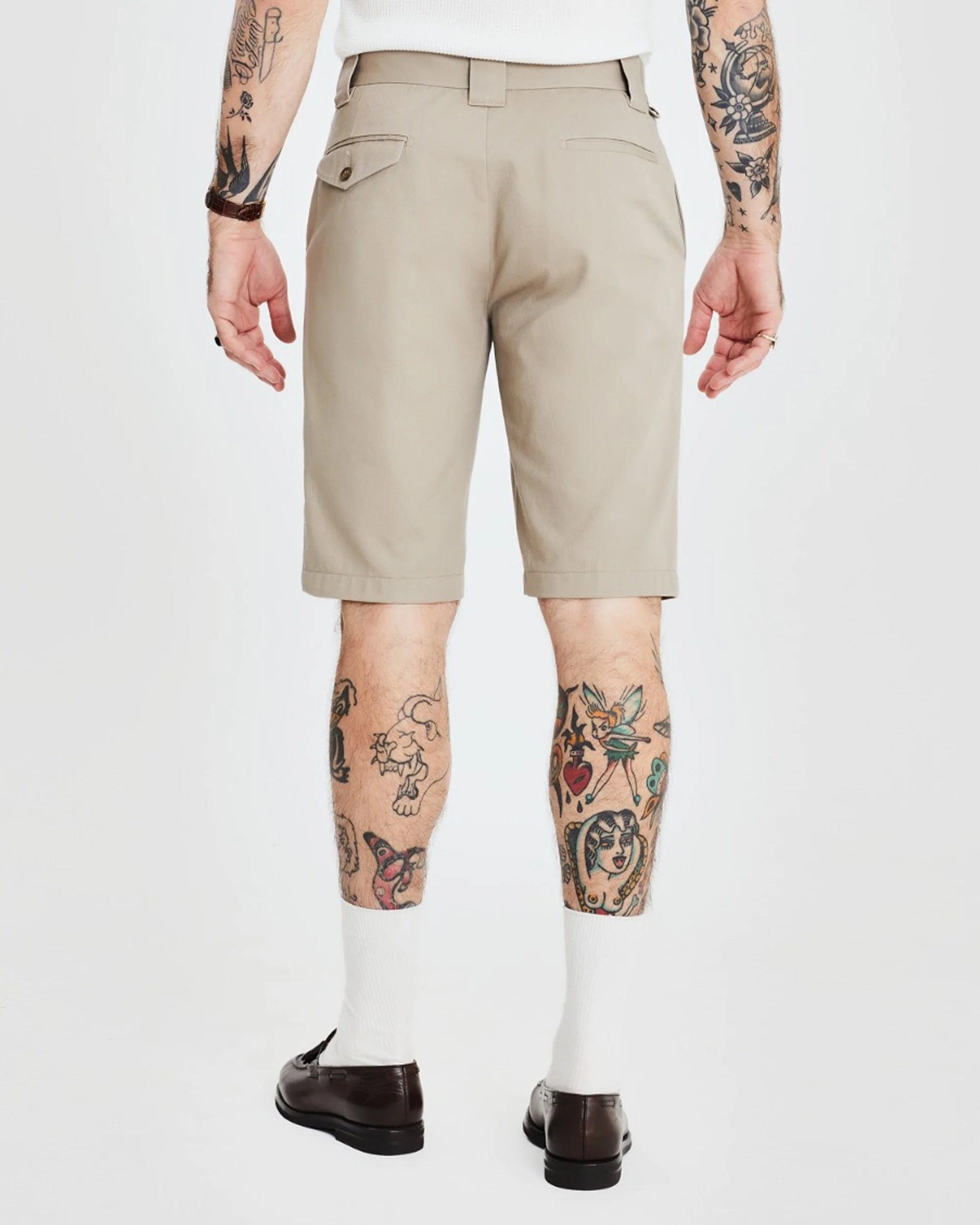 Work Chino Short - Beige - Image 5