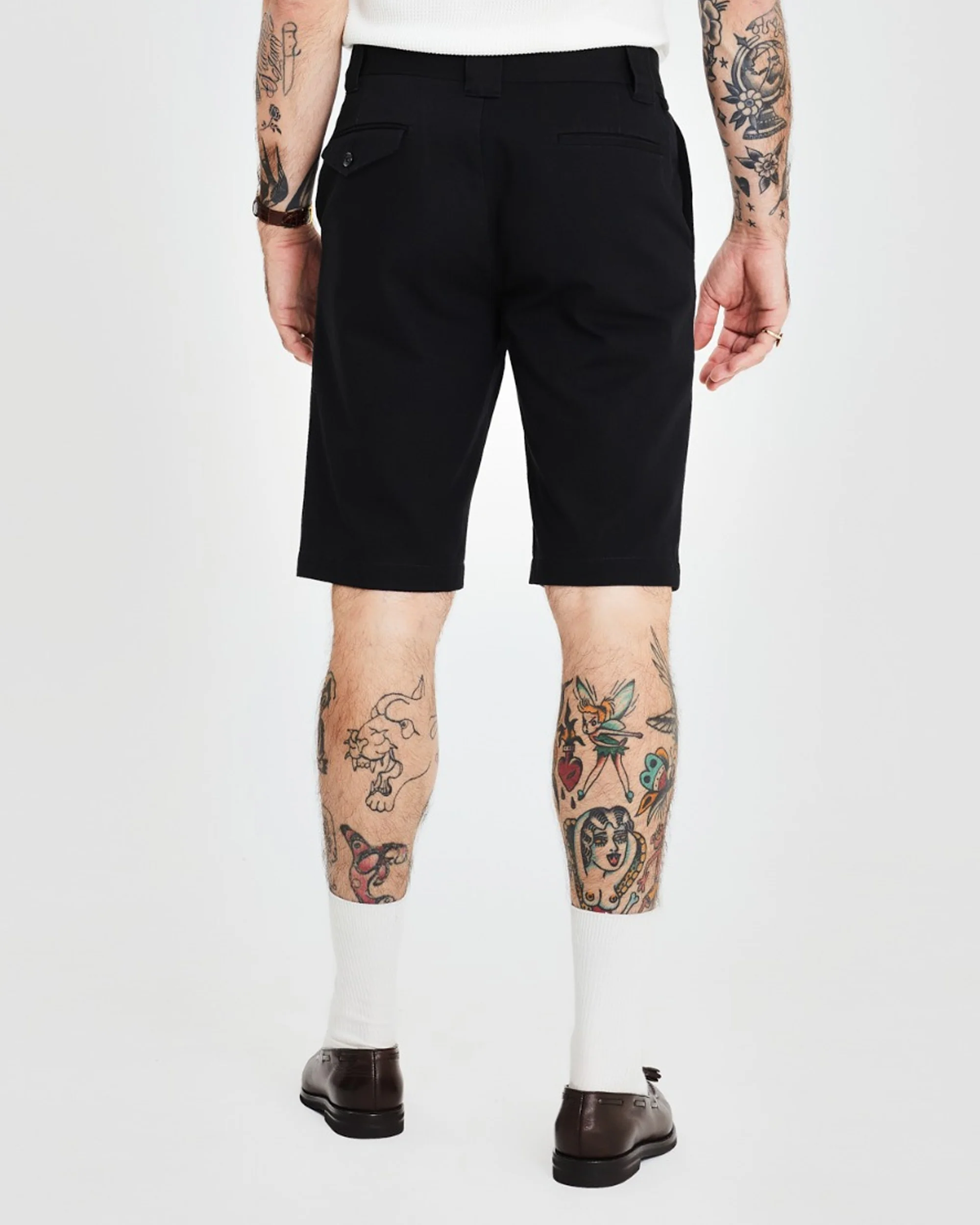 Work Chino Short - Black - Image 5