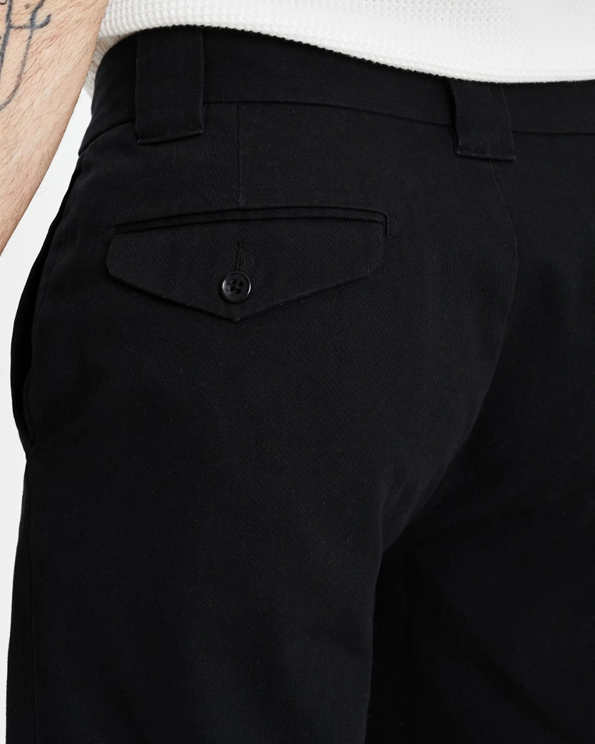 Work Chino Short - Black - Image 6